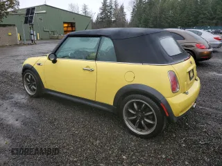 2005 MINI Convertible S with VIN WMWRH33475TF81762, listed as a Copart auction lot 46510115 with 139,199 mi miles and Salvage title. Bid and sale history available at DreamBid. Image 2.