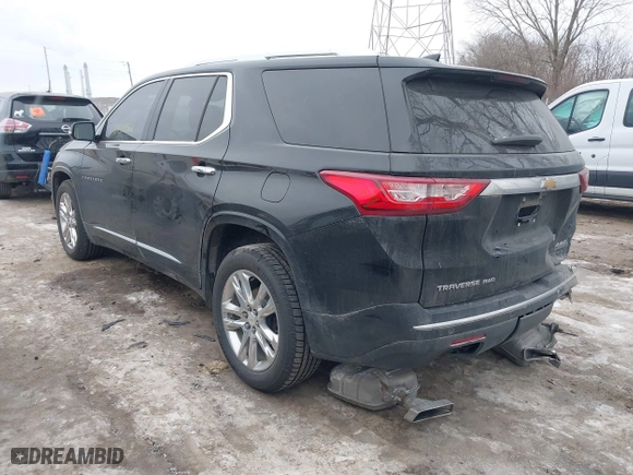 2018 Chevrolet Traverse High Country with VIN 1GNEVKKW0JJ101899, listed as a IAAI auction lot 41398396 with 107,055 mi miles. Bid and sale history available at carsss.com. Image 3.