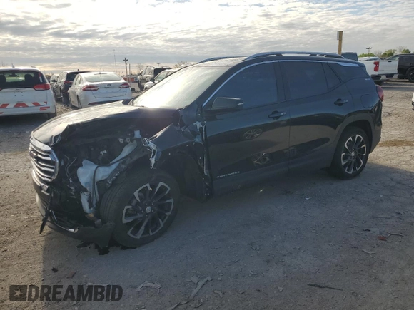 2023 GMC Terrain SLT z VIN 3GKALPEG0PL140741, wystawiony jako Copart lot #54305065 z przebiegiem 21 964 mil mil oraz Szkoda całkowita • Salvage title. Historia ofert i sprzedaży dostępna na DreamBid. Obrazek 1.