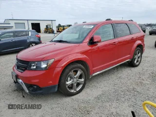 2017 Dodge Journey Crossroad Plus with VIN 3C4PDCGB2HT606555, listed as a Copart auction lot 86895084 with 50,908 mi miles and Salvage Title. Bid and sale history available at carsss.com. Image 1.