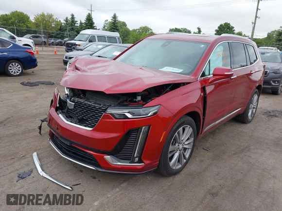 2024 Cadillac XT6 AWD Premium Luxury with VIN 1GYKPDRSXRZ724989, listed as a IAAI auction lot 42378559 with 22,520 mi miles and . Bid and sale history available at DreamBid. Image 17.