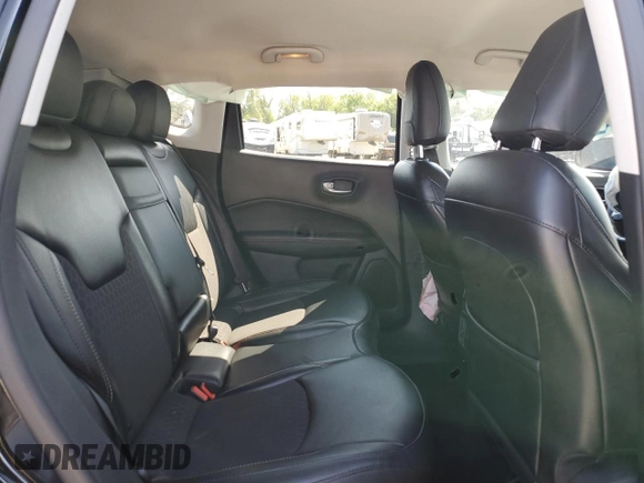 2020 Jeep Compass Latitude with VIN 3C4NJCBB3LT126542, listed as a Copart auction lot 52510575 with 17,246 mi miles and Salvage title. Bid and sale history available at DreamBid. Image 11.