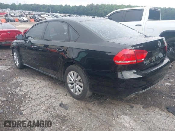 2012 Volkswagen Passat S with VIN 1VWAP7A35CC070143, listed as a IAAI auction lot 42496169 with 188,365 mi miles and . Bid and sale history available at DreamBid. Image 3.