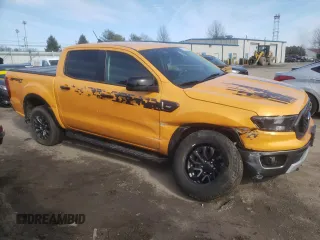 2022 Ford Ranger XL with VIN 1FTER4FH3NLD17700, listed as a Copart auction lot 43262295 with 31,903 mi miles and Salvage Title. Bid and sale history available at DreamBid. Image 4.