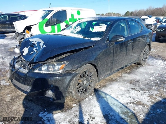 2011 Lexus IS 250 with VIN JTHBF5C20B5155749, listed as a IAAI auction lot 41628049 with NaN miles. Bid and sale history available at carsss.com. Image 2.