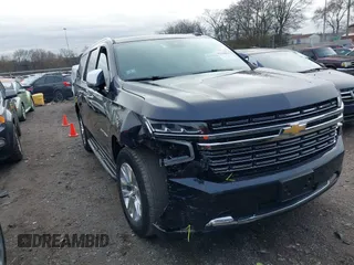 2023 Chevrolet Suburban Premier with VIN 1GNSKFKD5PR421523, listed as a IAAI auction lot 41120056 with 43,172 mi miles. Bid and sale history available at carsss.com. Image 1.