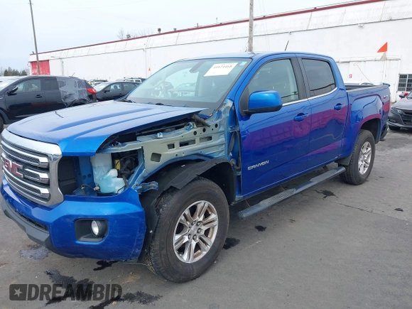 2019 GMC Canyon 4WD SLE with VIN 1GTG6CEN6K1304918, listed as a IAAI auction lot 41624468 with 102,579 mi miles. Bid and sale history available at carsss.com. Image 6.