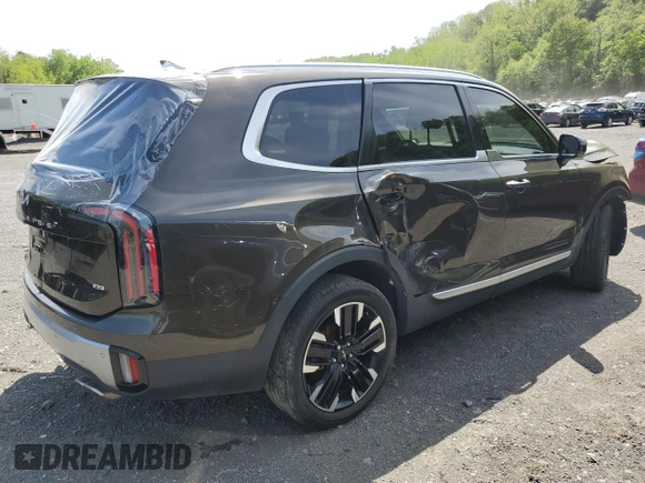 2023 Kia Telluride SX z VIN 5XYP5DGC4PG355197, wystawiony jako Copart lot #56624965 z przebiegiem 41 837 mil mil oraz Szkoda całkowita • Salvage title. Historia ofert i sprzedaży dostępna na DreamBid. Obrazek 3.