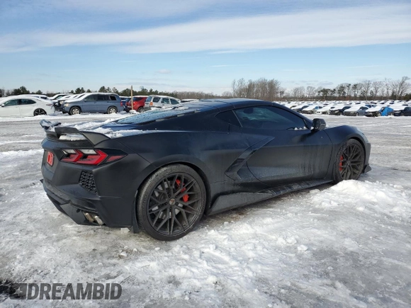 2021 Chevrolet Corvette 2LT z VIN 1G1YB2D49M5100539, wystawiony jako Copart lot #87811275 z przebiegiem 24 025 mil mil oraz Szkoda całkowita • Salvage title. Historia ofert i sprzedaży dostępna na DreamBid. Obrazek 3.