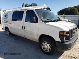 2011 Ford Econoline Cargo Commercial with VIN 1FTNE1EW6BDB11464, listed as a Copart auction lot 75392424 with 192,059 mi miles and Salvage Title. Bid and sale history available at DreamBid. Image 4.