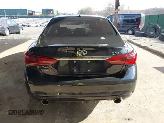 2023 Infiniti Q50 Luxe with VIN JN1EV7BR0PM542376, listed as a IAAI auction lot 41215300 with 25,792 mi miles and . Bid and sale history available at DreamBid. Image 17.