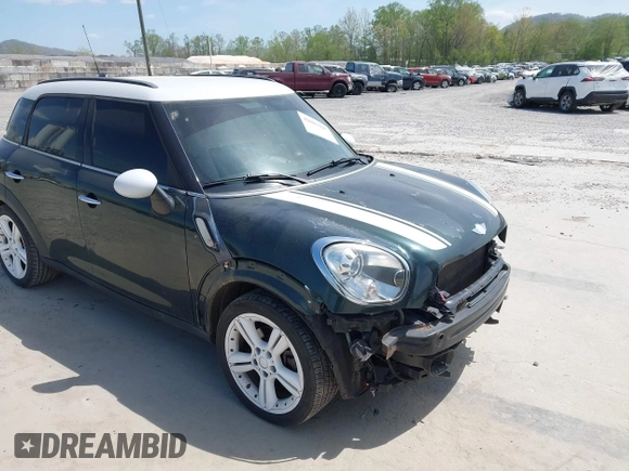 2012 MINI Countryman S z VIN WMWZC3C5XCWM26655, wystawiony jako IAAI lot #42083045 z przebiegiem 156 558 mil mil oraz . Historia ofert i sprzedaży dostępna na DreamBid. Obrazek 1.