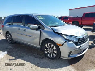 2022 Honda Odyssey EX-L z VIN 5FNRL6H77NB060367, wystawiony jako IAAI lot #42083320 z przebiegiem 41 158 mil mil oraz . Historia ofert i sprzedaży dostępna na DreamBid. Obrazek 1.