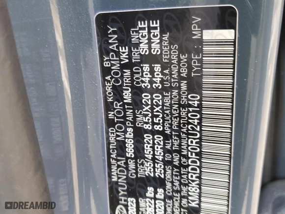 2024 Hyundai IONIQ 5 Limited with VIN KM8KRDDF0RU240140, listed as a Copart auction lot 42205105 with 14,028 mi miles and Salvage Title. Bid and sale history available at carsss.com. Image 13.