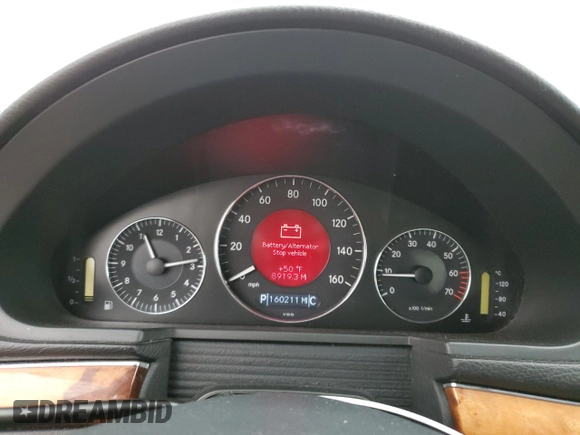 2005 Mercedes-Benz E-Class 3.2L with VIN WDBUF65J35A612262, listed as a Copart auction lot 47702865 with 160,211 mi miles and Clean Title. Bid and sale history available at carsss.com. Image 9.