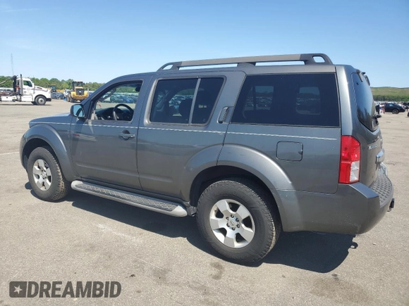 2008 Nissan Pathfinder S z VIN 5N1AR18BX8C660266, wystawiony jako Copart lot #59565155 z przebiegiem 107 273 mil mil oraz Czysty tytuł • Clean title. Historia ofert i sprzedaży dostępna na DreamBid. Obrazek 2.