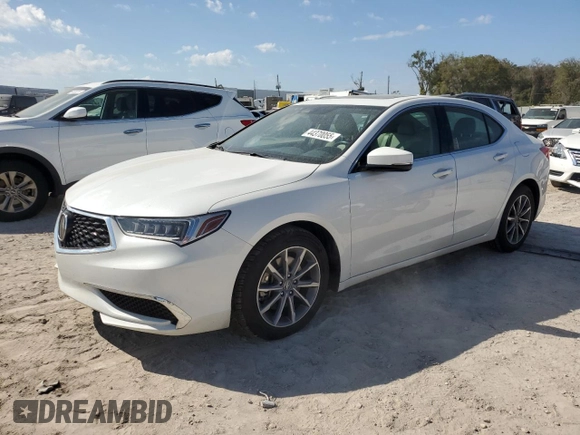 2019 Acura TLX w/Technology Pkg with VIN 19UUB1F53KA003400, listed as a Copart auction lot 44370055 with 69,288 mi miles and Non Repairable. Bid and sale history available at carsss.com. Image 1.
