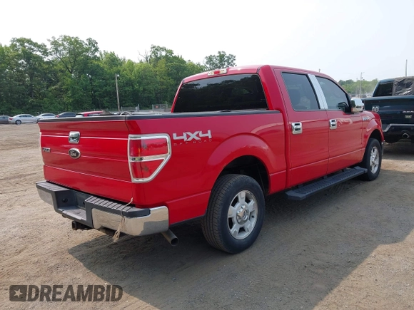 2009 Ford F-150 XL with VIN 1FTPW12V29KC71655, listed as a IAAI auction lot 42400481 with 216,192 mi miles and . Bid and sale history available at DreamBid. Image 4.