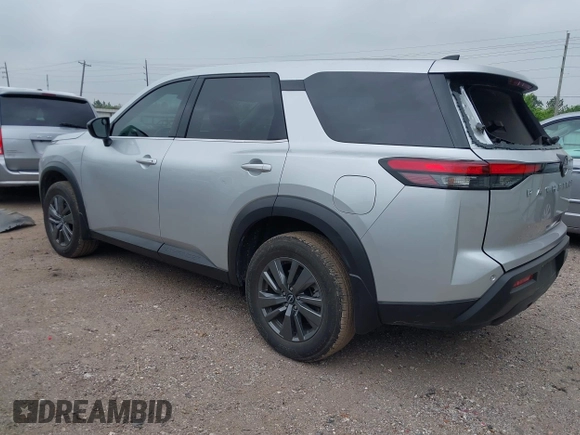 2023 Nissan Pathfinder S with VIN 5N1DR3AA7PC264417, listed as a IAAI auction lot 41892386 with 18,116 mi miles and . Bid and sale history available at DreamBid. Image 3.