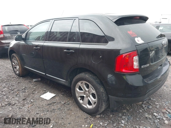 2013 Ford Edge SEL with VIN 2FMDK3JC6DBB10900, listed as a IAAI auction lot 41942567 with 1 mi miles. Bid and sale history available at carsss.com. Image 3.