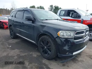 2012 Dodge Durango Crew with VIN 1C4SDJDT3CC163736, listed as a IAAI auction lot 41824757 with 191,417 mi miles and . Bid and sale history available at carsss.com. Image 1.