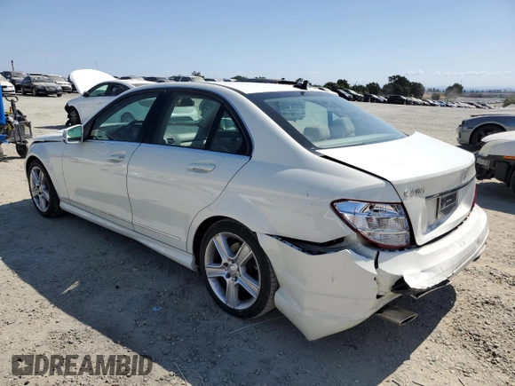 2011 Mercedes-Benz C 300 Sport with VIN WDDGF5EB4BA512612, listed as a Copart auction lot 61852515 with Not provided miles and Salvage title. Bid and sale history available at DreamBid. Image 2.