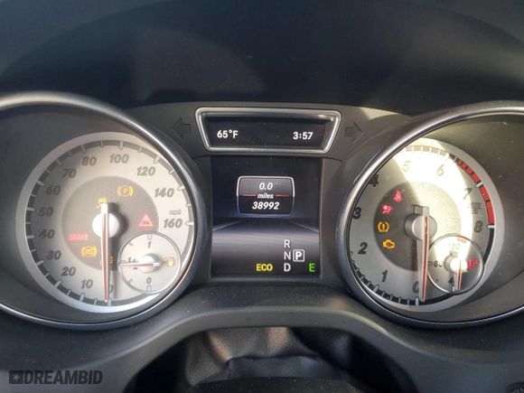 2014 Mercedes-Benz CLA-Class CLA 250 with VIN WDDSJ4EB8EN037949, listed as a Copart auction lot 84854844 with 38,992 mi miles and Salvage Title. Bid and sale history available at carsss.com. Image 9.
