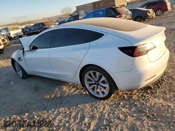 2018 Tesla Model 3 Long Range Battery with VIN 5YJ3E1EBXJF112175, listed as a Copart auction lot 83493824 with Not Provided miles and Salvage Title. Bid and sale history available at DreamBid. Image 2.