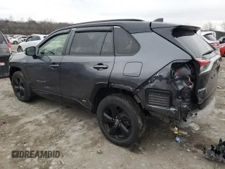 2020 Toyota RAV4 Hybrid XSE with VIN JTME6RFV3LD502316, listed as a Copart auction lot 43389425 with 39,670 mi miles and Salvage Title. Bid and sale history available at carsss.com. Image 2.