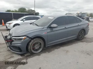 2019 Volkswagen Jetta GLI S with VIN 3VW6T7BU9KM248240, listed as a Copart auction lot 51711785 with 45,173 mi miles and Salvage Title. Bid and sale history available at DreamBid. Image 1.