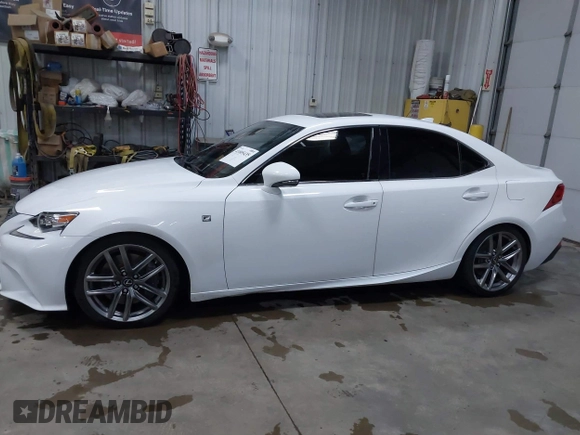 2014 Lexus IS 350 with VIN JTHCE1D2XE5003044, listed as a IAAI auction lot 41005435 with 131,817 mi miles. Bid and sale history available at carsss.com. Image 14.
