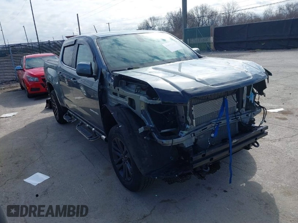 2019 GMC Canyon 4WD SLE with VIN 1GTG6CEN6K1352824, listed as a IAAI auction lot 41875753 with 60,684 mi miles. Bid and sale history available at carsss.com. Image 1.