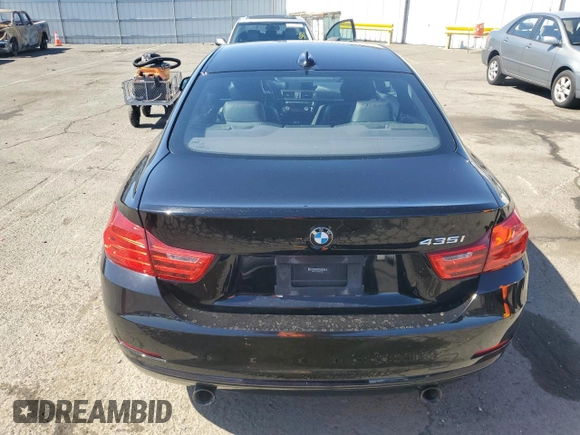 2014 BMW 4 Series 435i with VIN WBA3R1C56EK190184, listed as a Copart auction lot 51636865 with 97,763 mi miles and Salvage Title. Bid and sale history available at carsss.com. Image 6.