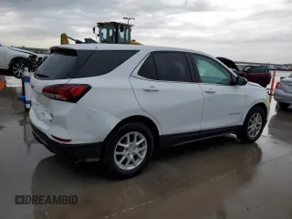 2024 Chevrolet Equinox LT with VIN 3GNAXKEG8RL273860, listed as a Copart auction lot 51754005 with 5,008 mi miles and Salvage Title. Bid and sale history available at DreamBid. Image 3.