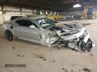 2017 Chevrolet Camaro 2SS with VIN 1G1FH1R74H0161707, listed as a Copart auction lot 55704415 with 56,397 mi miles and Salvage title. Bid and sale history available at DreamBid. Image 4.