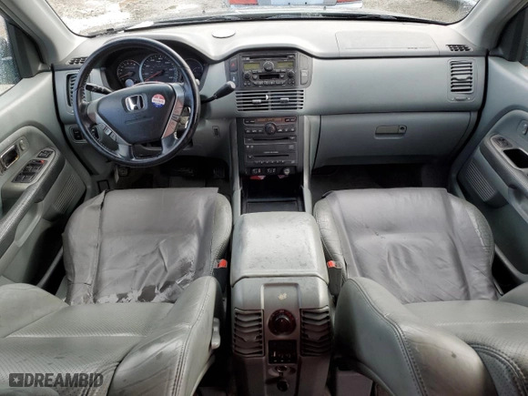 2005 Honda Pilot EX-L with RES with VIN 2HKYF18655H521404, listed as a Copart auction lot 44224195 with 177,999 mi miles and Salvage Title. Bid and sale history available at carsss.com. Image 8.