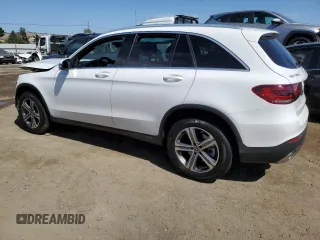 2020 Mercedes-Benz GLC 300 with VIN W1N0G8DB6LF765634, listed as a Copart auction lot 58969615 with 79,498 mi miles and Salvage title. Bid and sale history available at DreamBid. Image 2.