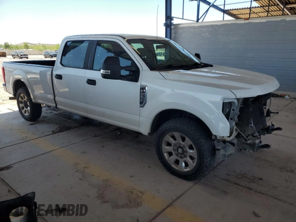 2019 Ford F-250 XL with VIN 1FT7W2A65KEE58053, listed as a Copart auction lot 57067615 with 96,407 mi miles and Salvage title. Bid and sale history available at DreamBid. Image 4.