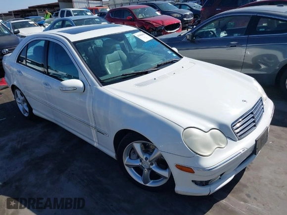 2005 Mercedes-Benz C 230 Kompressor with VIN WDBRF40J55F717891, listed as a IAAI auction lot 41988662 with 161,528 mi miles and . Bid and sale history available at DreamBid. Image 1.