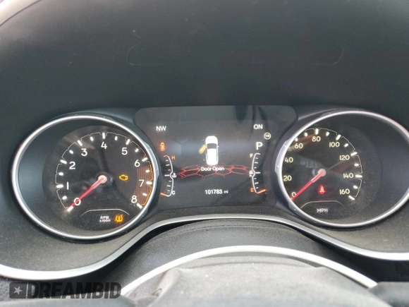 2020 Jeep Compass Limited with VIN 3C4NJDCB3LT167127, listed as a Copart auction lot 42777995 with 101,783 mi miles and Salvage Title. Bid and sale history available at carsss.com. Image 9.