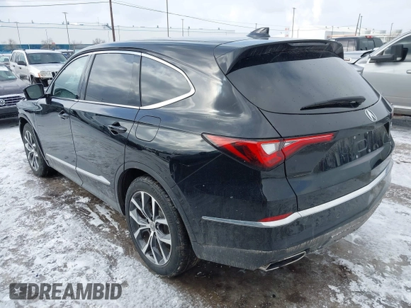 2022 Acura MDX Technology with VIN 5J8YE1H44NL005730, listed as a IAAI auction lot 41502217 with 21,919 mi miles and . Bid and sale history available at DreamBid. Image 3.