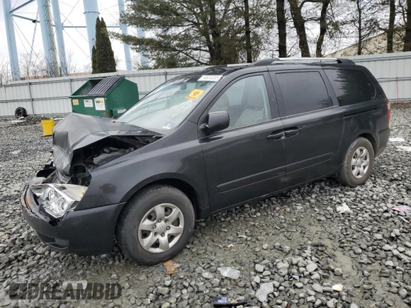 2009 Kia Sedona LX with VIN KNDMB233296320041, listed as a Copart auction lot 44970205 with 139,886 mi miles and Salvage Title. Bid and sale history available at carsss.com. Image 1.