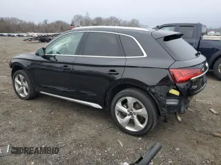 2021 Audi Q5 Premium Plus with VIN WA1BAAFY9M2035407, listed as a Copart auction lot 49468485 with 36,830 mi miles and Salvage Title. Bid and sale history available at carsss.com. Image 2.