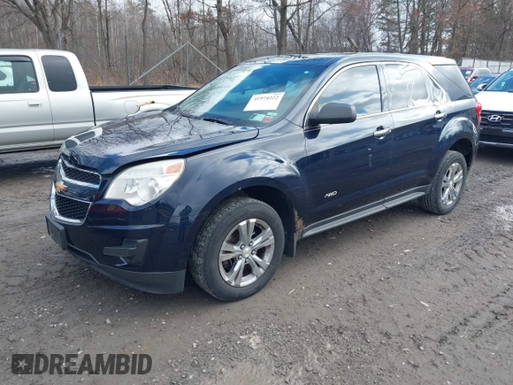 2015 Chevrolet Equinox LS with VIN 2GNFLEEK2F6259024, listed as a IAAI auction lot 41974222 with 144,100 mi miles. Bid and sale history available at carsss.com. Image 2.
