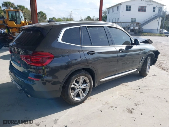 2020 BMW X3 sDrive30i with VIN 5UXTY3C01LLU69408, listed as a IAAI auction lot 41698144 with 67,705 mi miles. Bid and sale history available at carsss.com. Image 4.