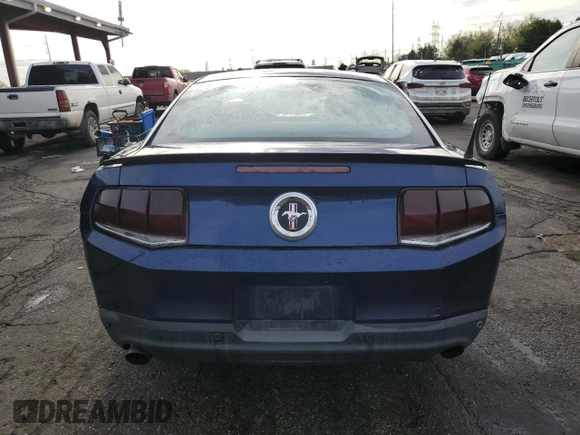 2012 Ford Mustang Premium with VIN 1ZVBP8AM7C5277222, listed as a Copart auction lot 55495355 with 144,159 mi miles and Salvage title. Bid and sale history available at DreamBid. Image 6.