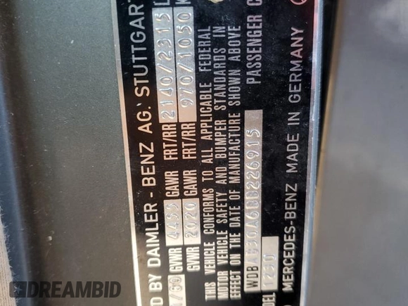 1981 Mercedes-Benz 300 D z VIN WDBAB30A6BB226915, wystawiony jako Copart lot #87743925 z przebiegiem 241 960 mil mil oraz Szkoda całkowita • Salvage title. Historia ofert i sprzedaży dostępna na DreamBid. Obrazek 12.