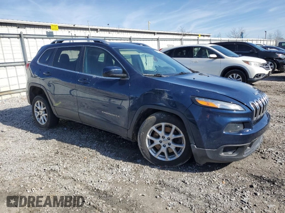 2018 Jeep Cherokee Latitude with VIN 1C4PJLCX6JD607780, listed as a Copart auction lot 47203755 with 135,242 mi miles and Salvage Title. Bid and sale history available at DreamBid. Image 4.