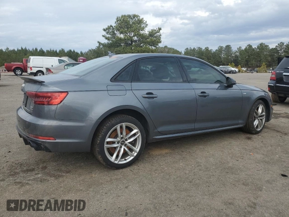 2017 Audi A4 Season of Audi Premium with VIN WAUDNAF48HN048845, listed as a Copart auction lot 42410995 with 0 mi miles and Salvage Title. Bid and sale history available at carsss.com. Image 3.