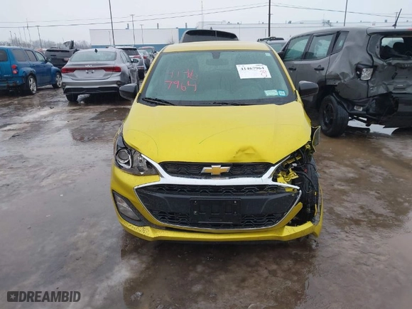 2022 Chevrolet Spark LS with VIN KL8CB6SA0NC024409, listed as a IAAI auction lot 41467964 with 35,650 mi miles. Bid and sale history available at carsss.com. Image 6.